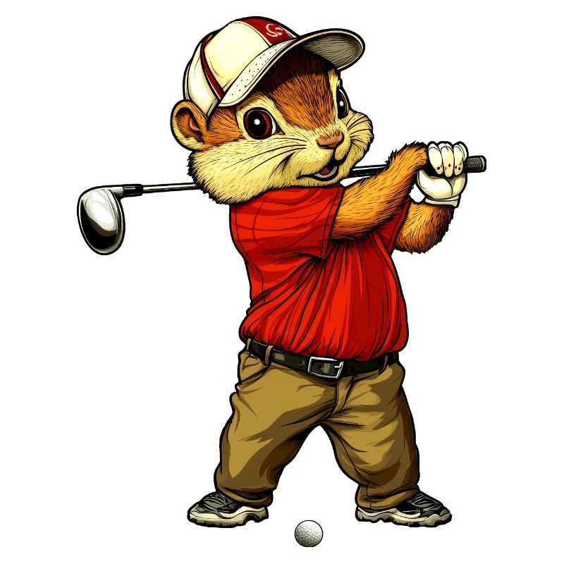 Streifenhörnchen Golf