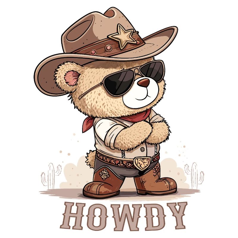 Cowboy Western Teddybär Howdy