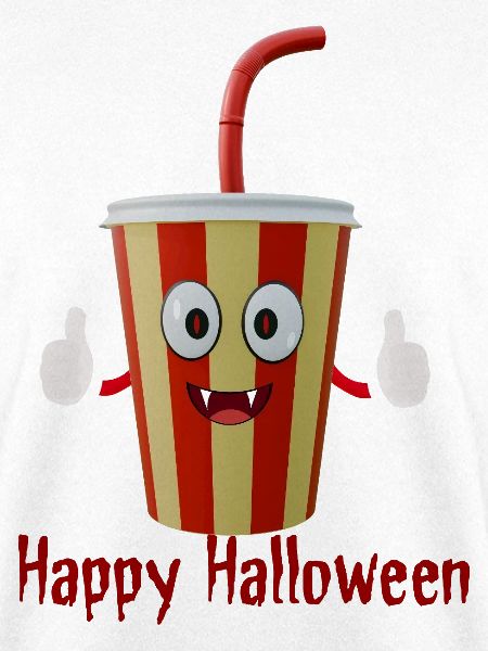 Frohen Halloween-Cola-Becher