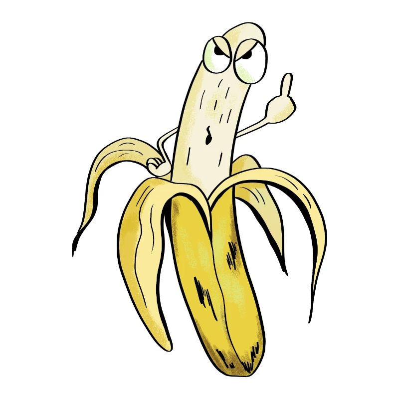 Alles Banane - Obst Comic