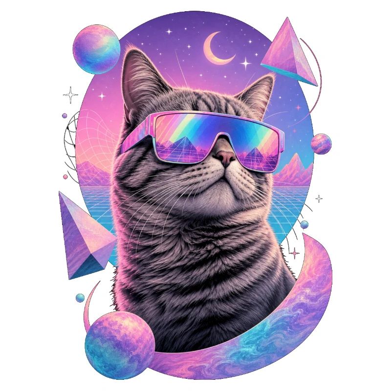 Katzen-Neon-Astralbrille