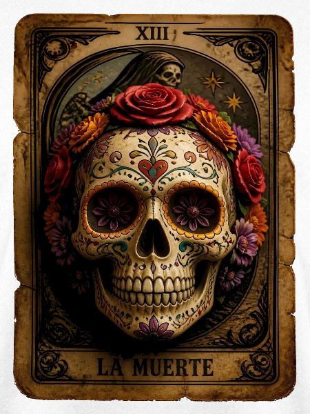 Halloween Sugar Skull Sugarskull Tarot