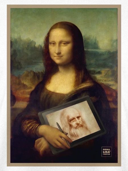 Mona Lisa Tablet Skizzen-Mashup
