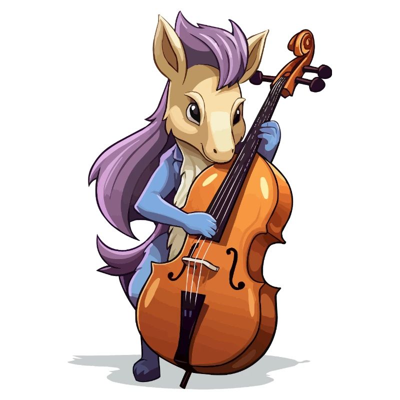 Unicorn Cellospielerin
