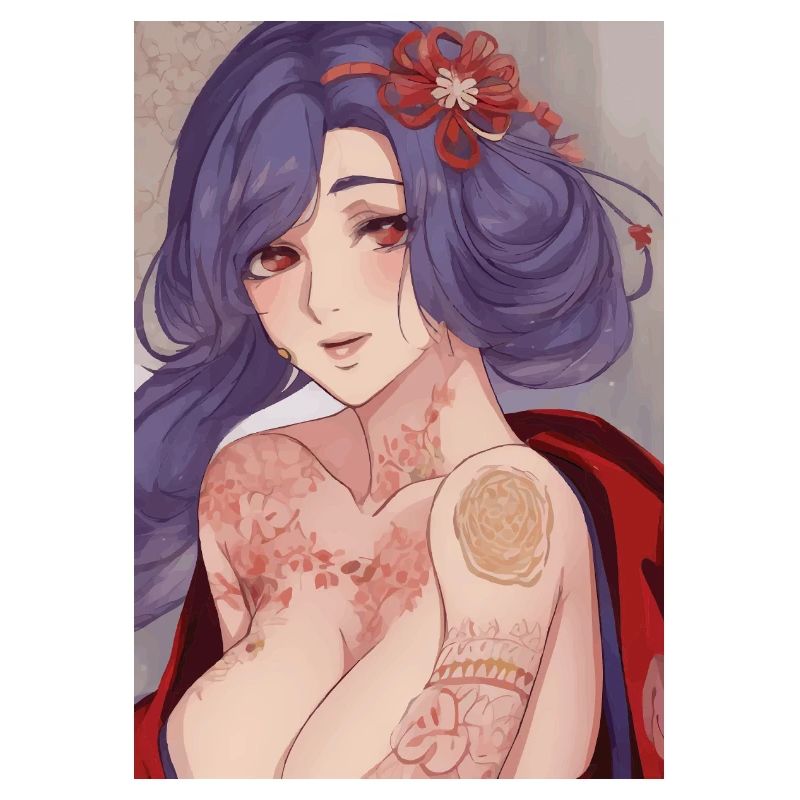 Geisha Bloom tätowiert