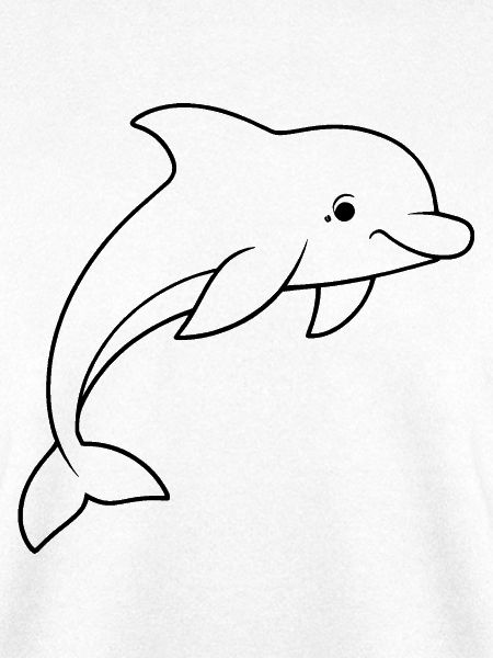 Minimalistic Dolphin
