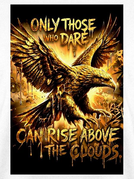 Adler Poster Motivation Spruch Wandbild