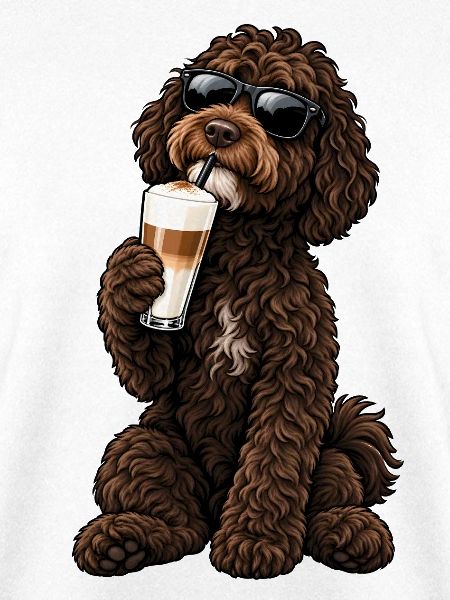 Barbet mit Latte Macchiato