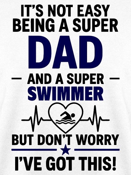 Herz + Schwimmen – Super Papa Schwimmer