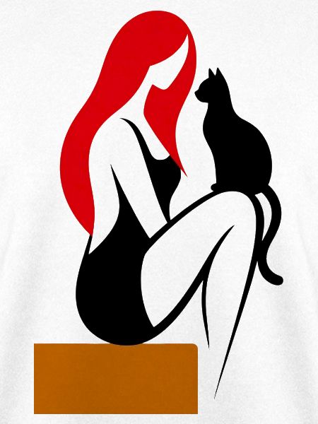 donna_stilizzata_con_capelli_rossi_e_gatto_nero