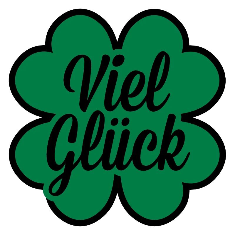 Viel Glück Kleeblatt