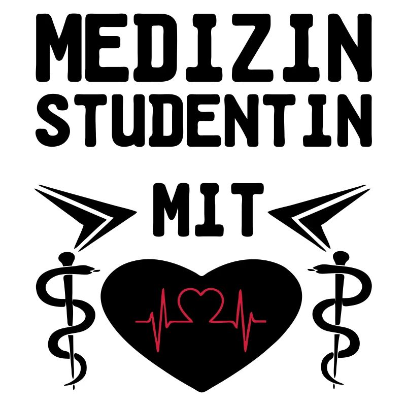 Medizinstudentin mit Herz Geschenk