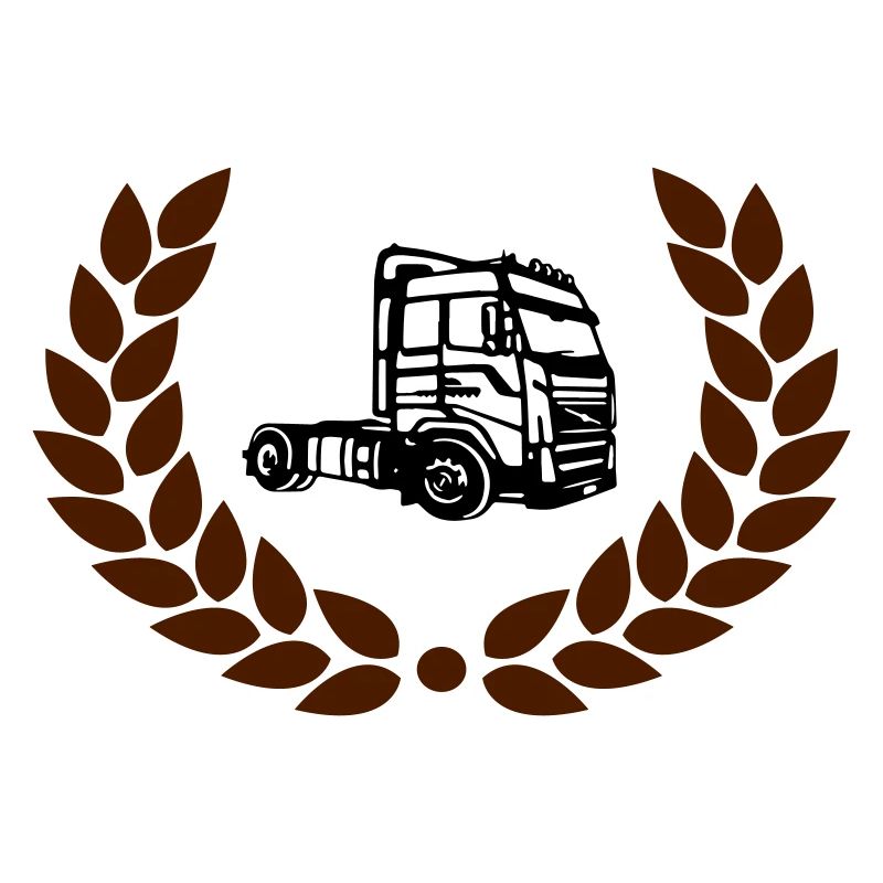LKW im Lorbeerkranz