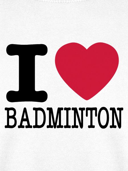 Ich liebe Badminton