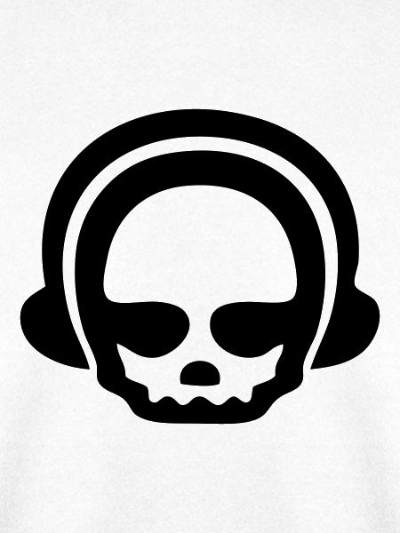 Headphone skull 1clr
