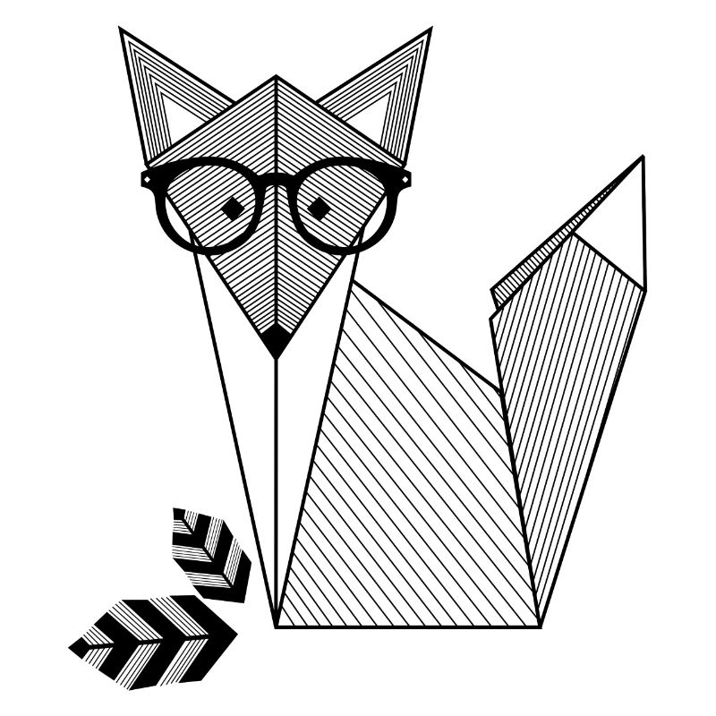 Fuchs mit Brille