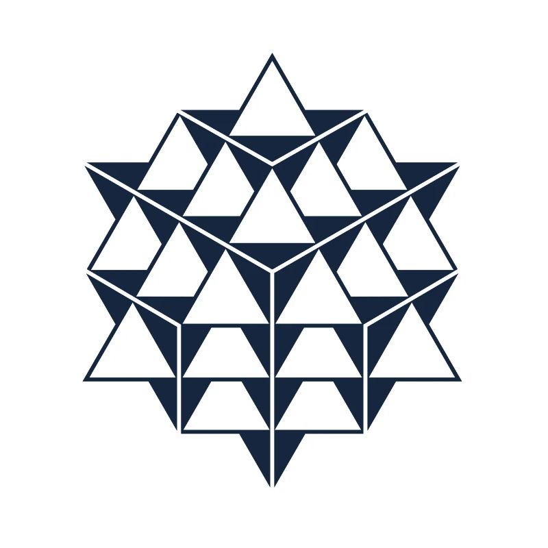 64 Tetraeder-Gitter, Heilige Geometrie