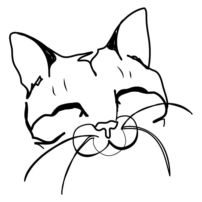 glückliche Katze