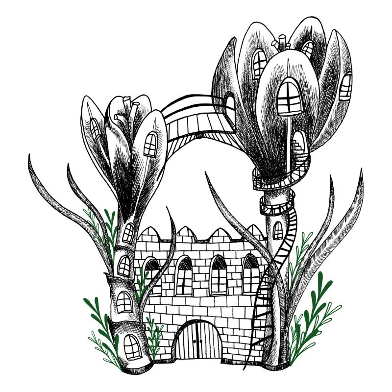 Garden Flower Castle