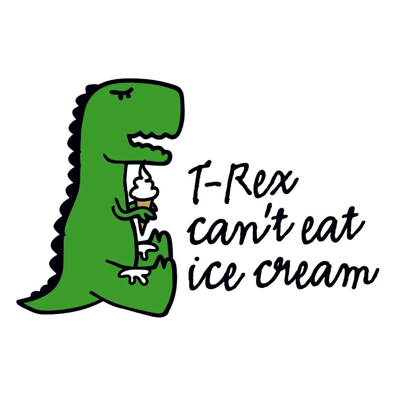 T-rex can't eat cream