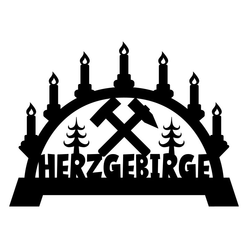 Schwibbogen Lichterbogen Herzgebirge Erzgebirge