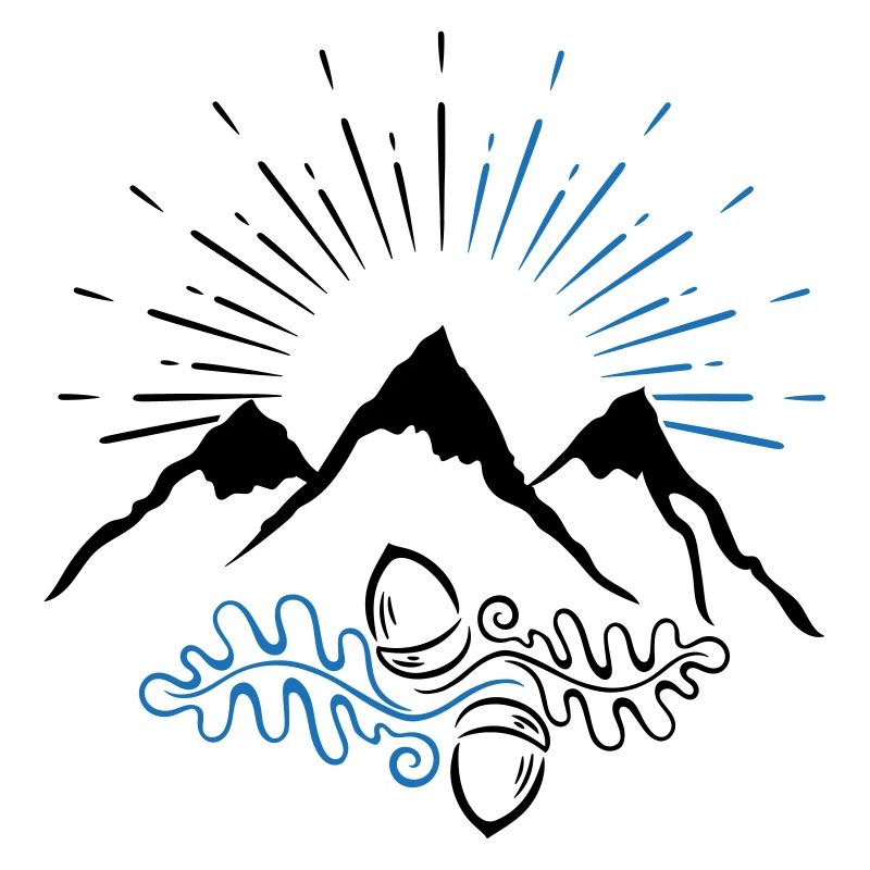 Berge Wandern Bergsteiger Eichenblätter