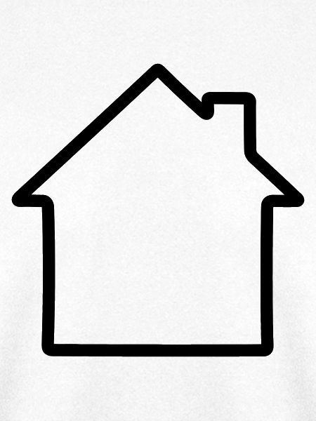 Einfaches Logo des Hauses
