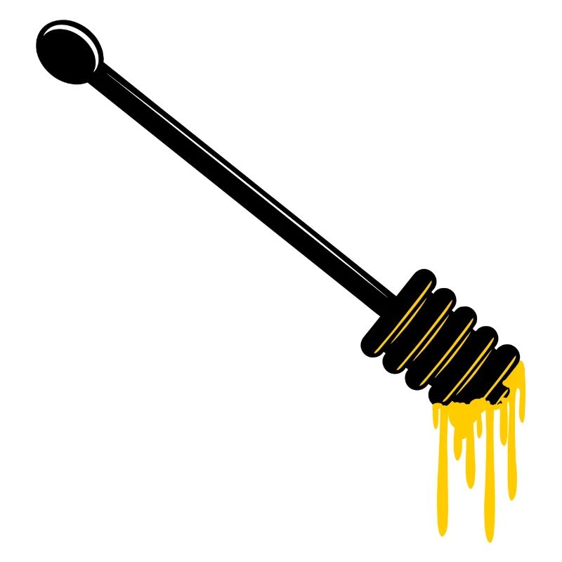 Honiglöffel mit Honig