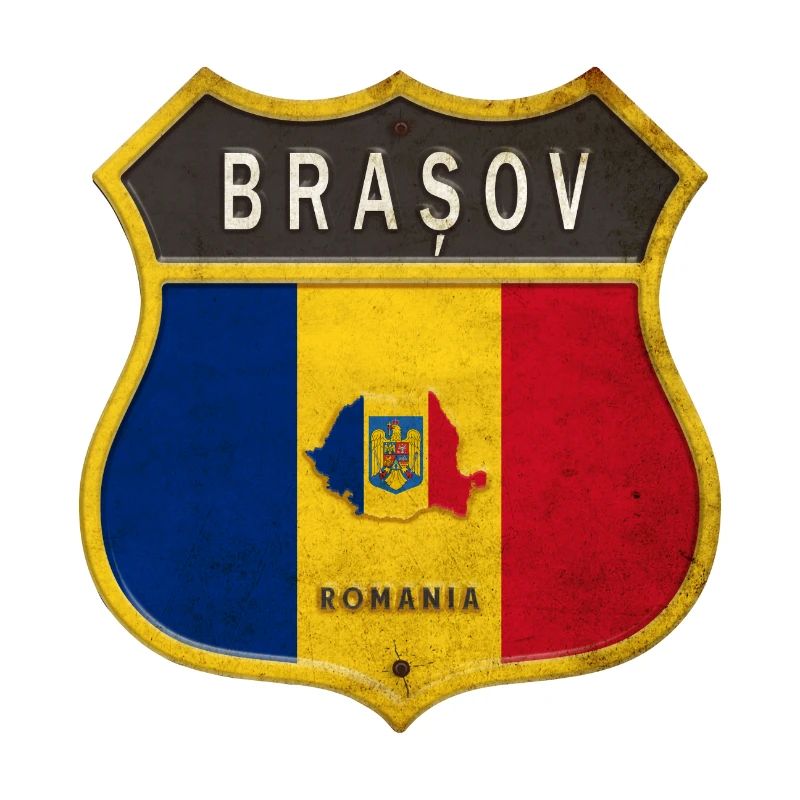 Brașov Rumänien Wappen Design