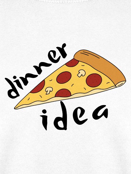 Cartoon-Peperoni-Pizza – Abendessen-Idee