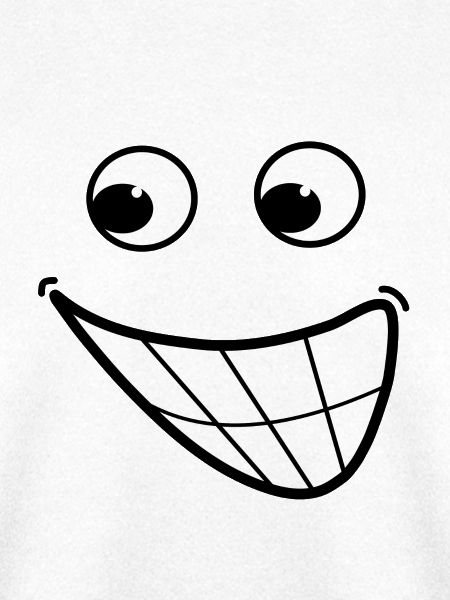 Cartoon Lächeln
