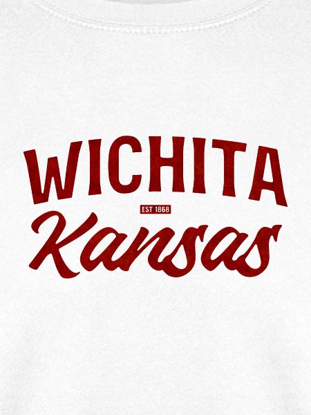 Wichita Kansas Retro Script