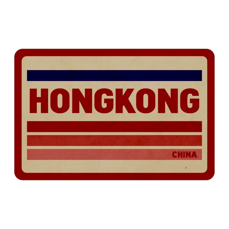 Hongkong Retro Schild