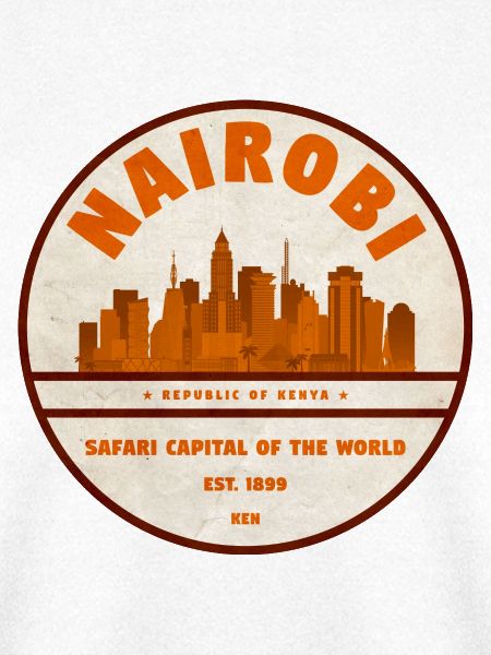 Nairobi Safari Stadt Emblem