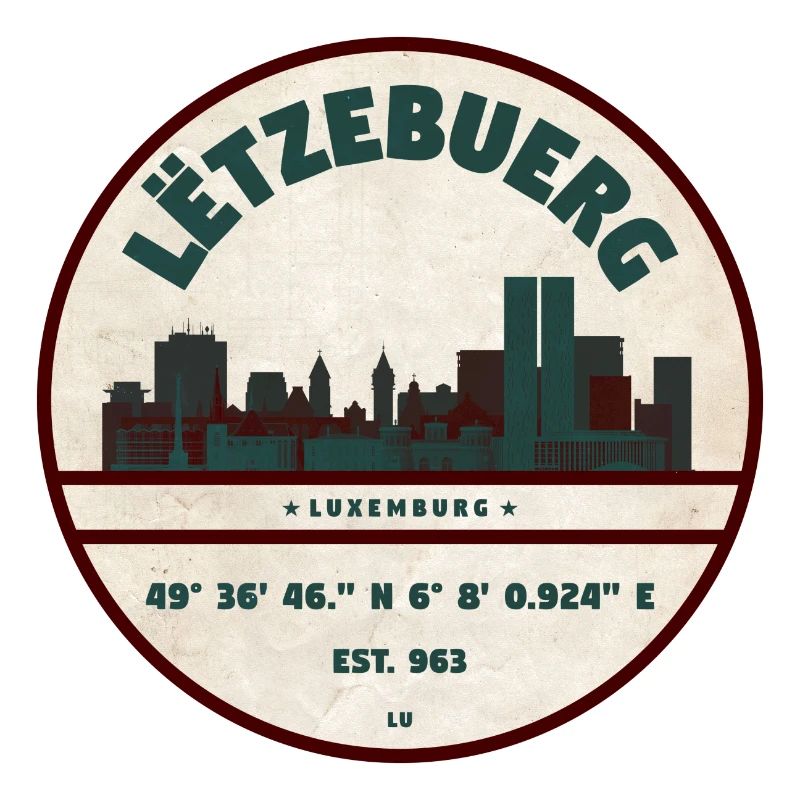 Letzebuerg Skyline Stadtansicht