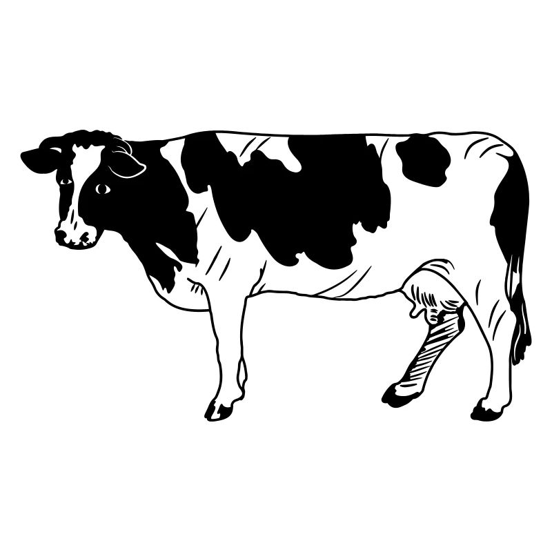 Kuh schwarzpelzig, Milchrasse