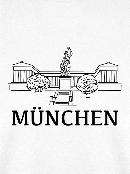 Bavaria München Stadt Silhouette