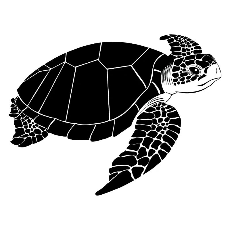 Tortue Noir & Blanc
