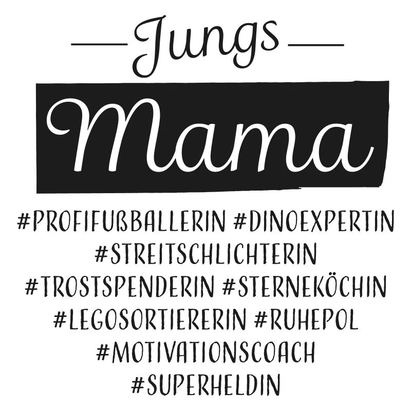 Jungs Mama Jungsmama schwarz