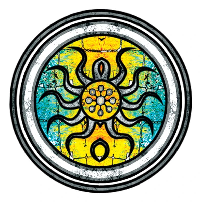 Abstract Krake mit Mandala-Muster