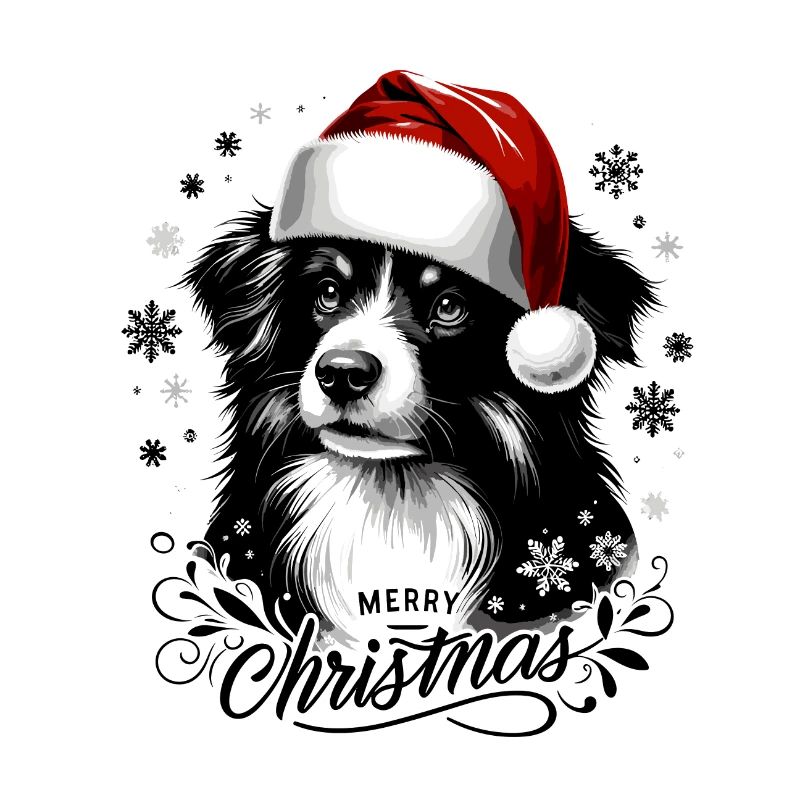 Border Collie Christmas - Affectionate Gift