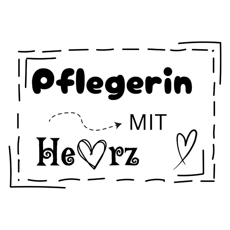Pflegerin mit Herz
