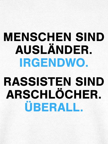 Menschen sind Ausländer