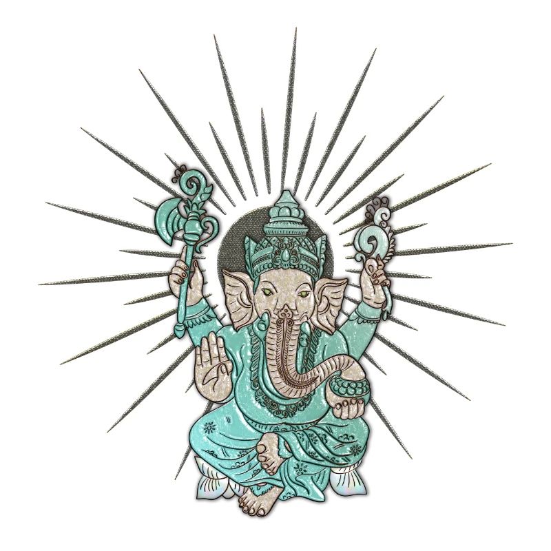 Indischer Elefant Ganesha.