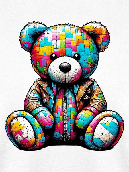 Teddybär Teddybär Lederweste