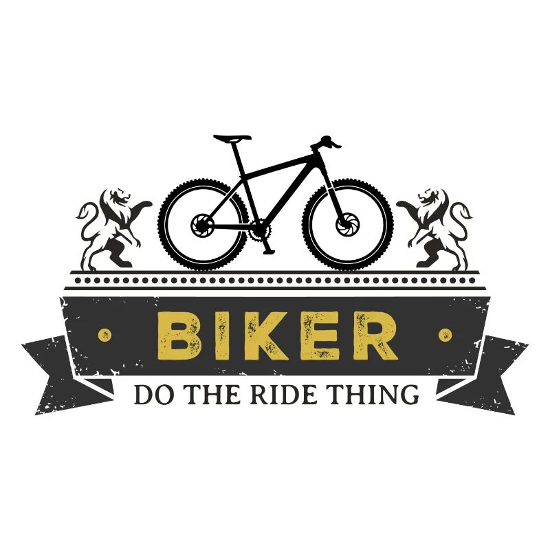 Biker Do the Ride Thing MTB Spruch