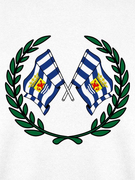 Flaggen Provinz Zeeland Lorbeerkranz