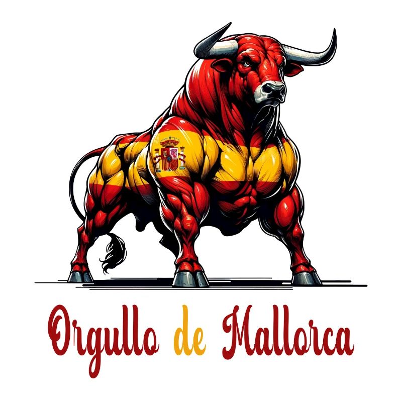 Der Stolz Mallorca Flagge Design