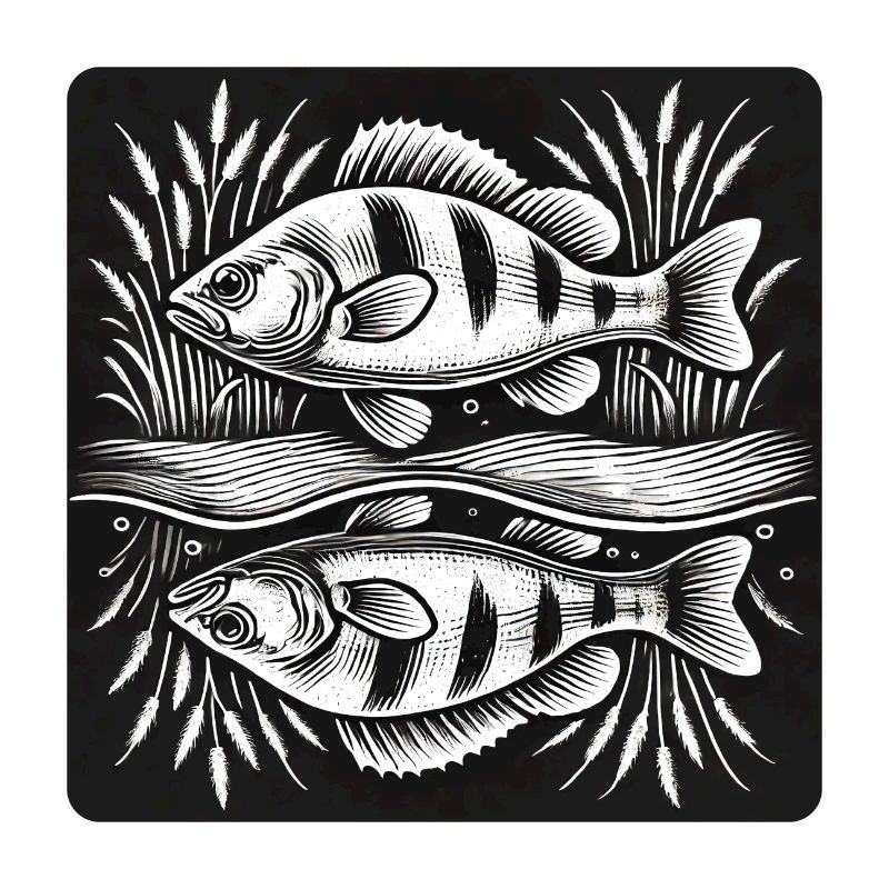 Barsch Fisch Angel Design