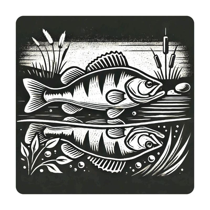 Barsch Raubfisch Design